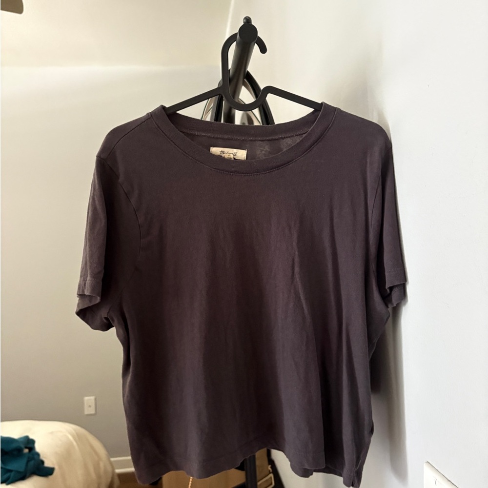 Madewell Gray Boxy Short Sleeve T-Shirt